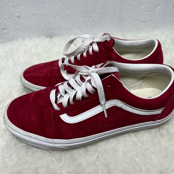 Van’s Old Skool red sneakers M 8/ W 9.5 - Picture 4 of 7